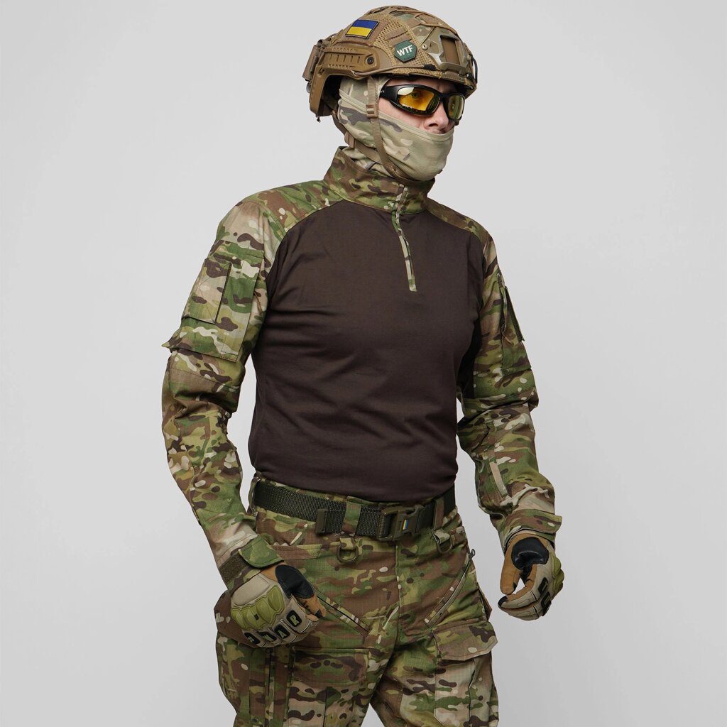 Тактична сорочка Ubacs UATAC Gen 5.4 Multicam Original коричневий M від компанії UATAC. Special Ops Military Uniform - фото 1