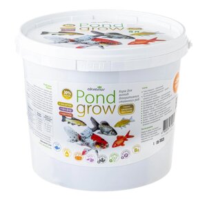 Корм для ставкових декоративних риб Акваріус Pond Grow Menu, Pellets 5л