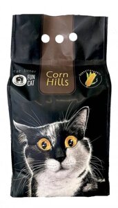 Наповнювач для котячого туалету Fun Cat Corn Hills гіпоалергенний з харчової кукурудзи, без запаху, 5л