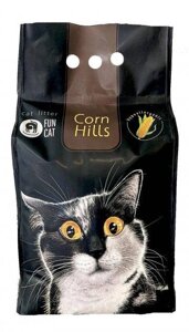 Наповнювач для котячого туалету Fun Cat Corn Hills гіпоалергенний із харчової кукурудзи, без запаху, 5л