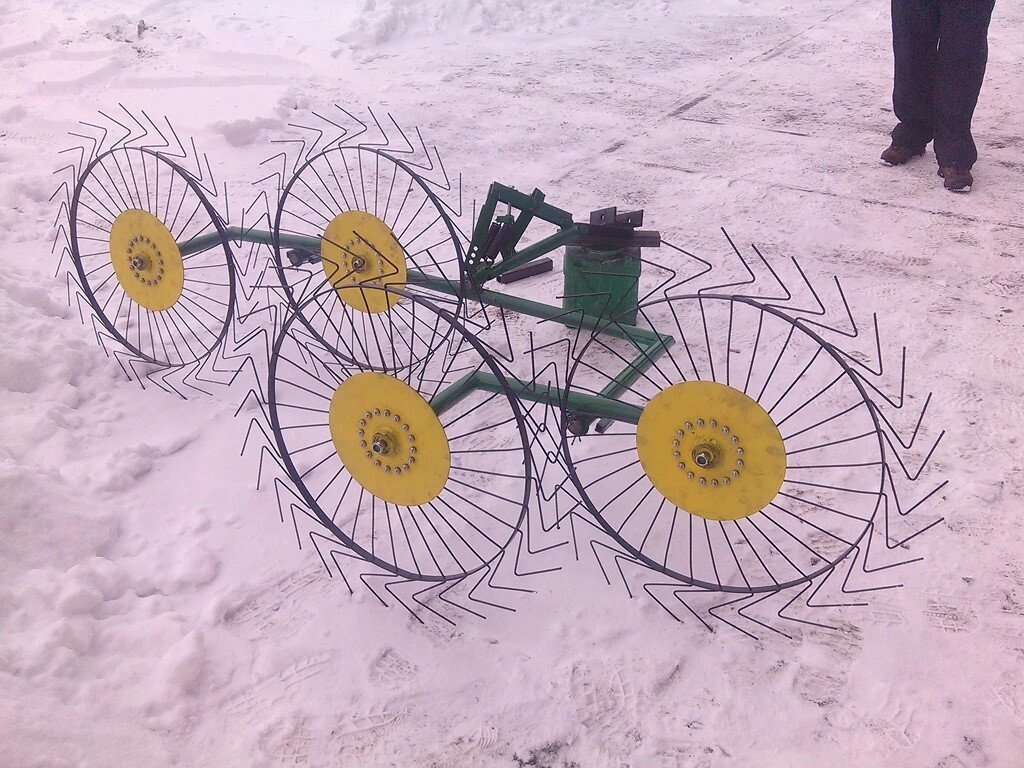 Граблі-ворушилки ТМ Шип на мотоблок від компанії Добрий Фермер - фото 1