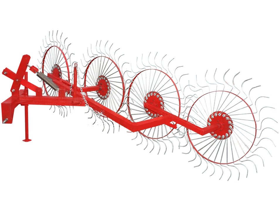 Граблі ворушилки Володар 5-ти колісні від компанії Добрий Фермер - фото 1