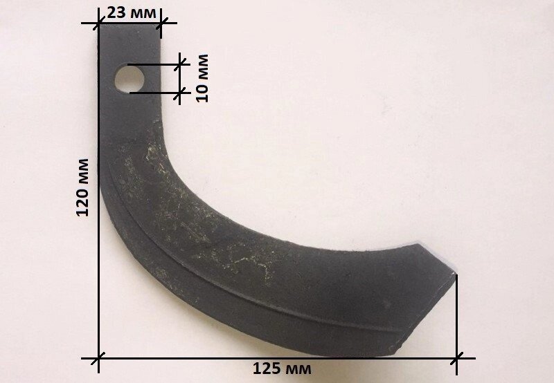 Ніж фрези правий 200gr 120 * 125mm - RF від компанії Добрий Фермер - фото 1