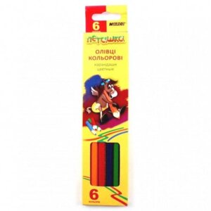 Набір кольорових олівців Marco Пегашка 1010-6CB 6 кольорів