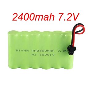 Акумулятор 7.2 V Вольт Ni-MH 2400 Mah. Батарея для іграшки, машинок