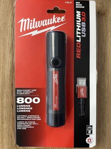 Акумуляторний світлодіодний ліхтар, лідтар milwaukee 2160-21