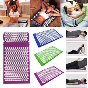 Акупунктурний масажний килимок із подушкою набір Аплікатор Кузнєцова
