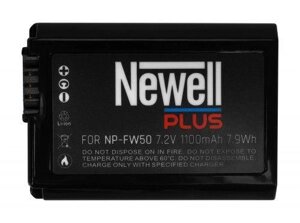 Батарея Newell Plus NP-FW50 для Sony А6100/6400/6500/A7II Гар. 40 мі