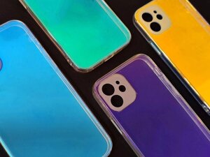 Чохол Gradient на iPhone 13 Pro Max скло хамелеон градієнт