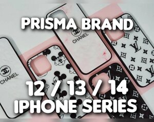 Чохол Prism Brand на iPhone 12 13 14 Pro Max бренд принт чохол