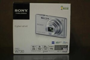 Цифровий компакт SONY DSC-W730 Новий Silver Компактний фотоапарат