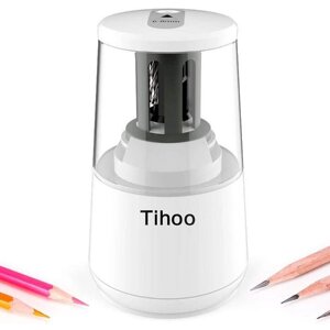 Електрична стругачка для олівців Tihoo 8008 USB, біла