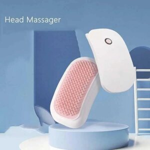 Електричний масажер для голови Силіконова щітка Head Massager