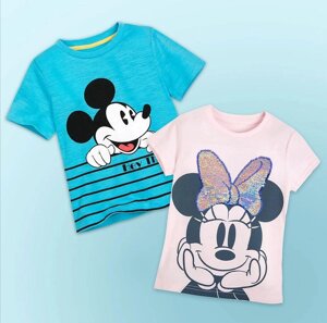 Футболка Disney Store оригінал Мікі та Мінні Маус, Сімба, кішка Марі