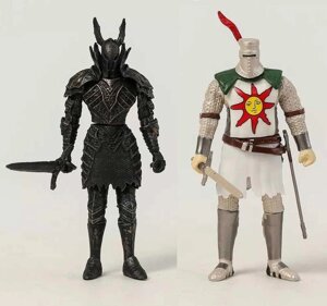 Іграшки фігурки Dark Souls Дарк Соулс Чорний Лицар і Sun Warrior 12 см