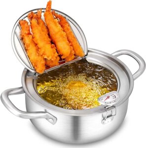 Каструля для фритюру Maocaa Tempura фритюрниця неірж сталь 24 см