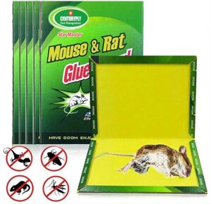 Клейова пастка від мишей, щурів, тарганів 160х210 мм (бутова хімія)