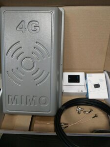 Комплект для 4g інтернету модем/роутер MF920u з антеною Mimo планшет