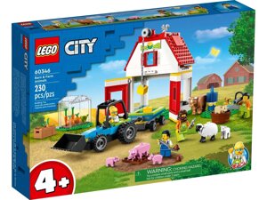 Конструктор LEGO City Тварини на фермі та у хліві (60346)