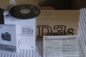 Коробка паковання мануал, диск NIKON D3s