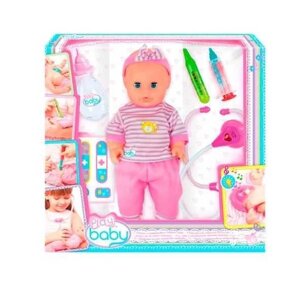 Лялька Play Baby Пупс з інтерактивним набором лікаря