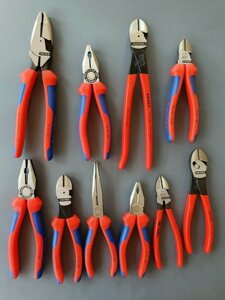 Кусачки knipex. Плоскогубці knipex. Плоскі круглогубці KNIPEX