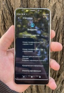Мобільний телефон Xiaomi Mi A2 4/64 gb б/у