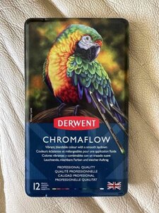 Набір кольорових олівців 12 шт Chromaflow Derwent