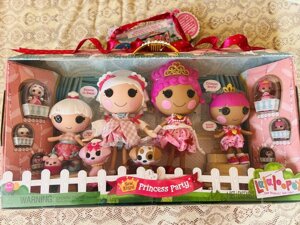 Набір laloopsy Вечірка Принцес 8 ляльок і 6 вихованців
