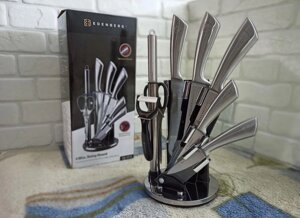 Набор ножей Edenberg EB-3618 8 шт + подставка нож ніж набір