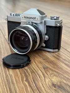 Nikon Nikomat FT, Nikon Nikkor-H 28mm f3.5 плівкова камера