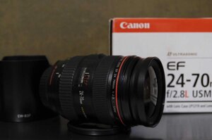 Об'єктив Canon EF 24-70 mm f 2.8 L USM перша версія II генерація
