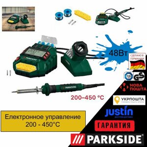 Паяльна станція зГерманії Parkside PLSD 48/С ДИСПЛЕЄМ/цифрова/паяльник