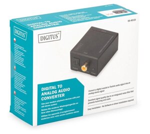 Перехідник DIGITUS Audio Digital Coaxial/Toslink