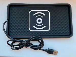 QI Бездротова зарядка зарядне авто килимок 15W wireless iphone