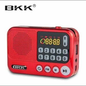 Радіоприймач з FM USB MicroSD BKK S99 радіо на акумуляторі 18650