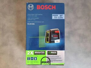 Самовирівнювальний поперечний лазер Bosch GLL40-20G із зеленим променем