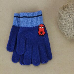 Вовняні рукавички для хлопчика 4-6 років осінні-зимові з начосом