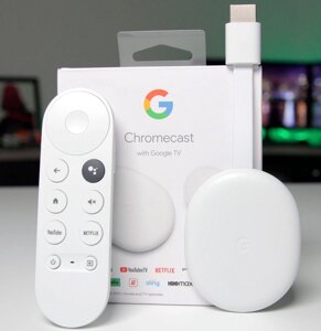 Смарт ТВ-медіаплеєр Google Chromecast with Google TV 4K ГАРАНТІЯ