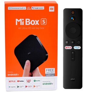 Смарт тв-медіаплеєр xiaomi mi box S 4K гарантія