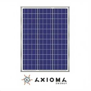 Сонячна Панель 50 Вт 12 В полі, AX-50P AXIOMA energy