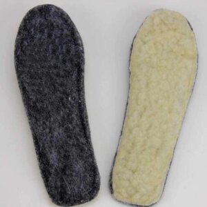 Устілки для взуття зимові Овчина на фетрі (утеплені) 35-46 розміри