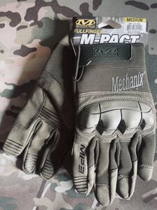 Тактичні перчатки Mechanix M-Pact 3 OLIVA (Олива)