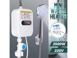 Термостатичний проточний водонагрівач із душем і екраном RX-021