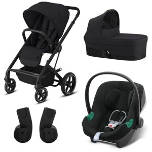 Універсальная коляска 3 в 1 Cybex Balios S Lux BLK + Aton B2