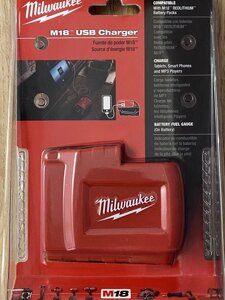 Usb адаптер Milwaukee, зарядний м18 для телефонів