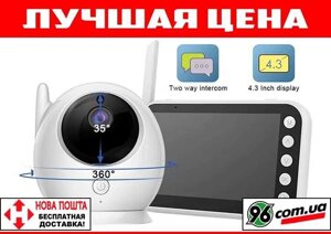 ‼ Відеоняня радіоняня Baby Monitor ABM100 з великим HD дисплеєм