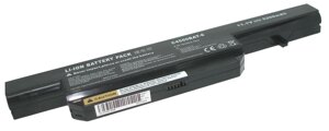 Акумулятор для ноутбука DNS C4500BAT6 Clevo C4500 11.1V Black 5200mAh OEM