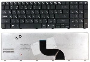 Клавіатура для ноутбука Acer Packard Bell (TM81) Black, No Frame), RU
