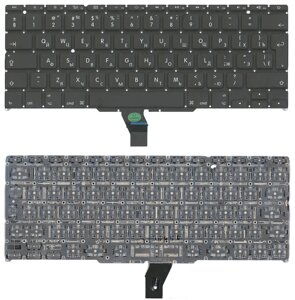 Клавіатура для ноутбука Apple MacBook Air 2011+A1370) з підсвічуванням (Light) Black, No Frame), RU ( вертикальний ентер )